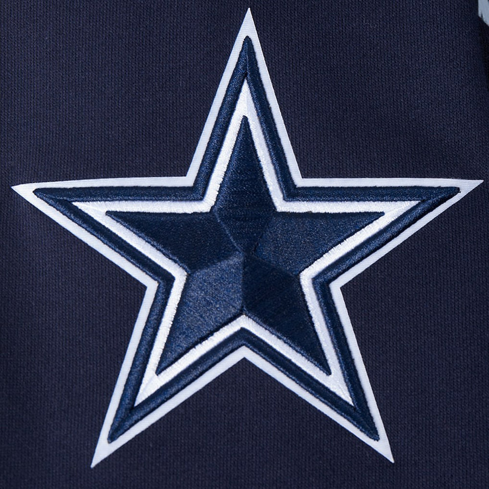 Dallas Cowboys Pro Standard Turn It Up Drop Shoulder Pullover Sweatshirt - Navy outlet