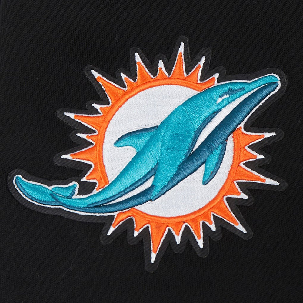 Miami Dolphins Pro Standard Turn It Up Drop Shoulder Pullover Sweatshirt - Black discount