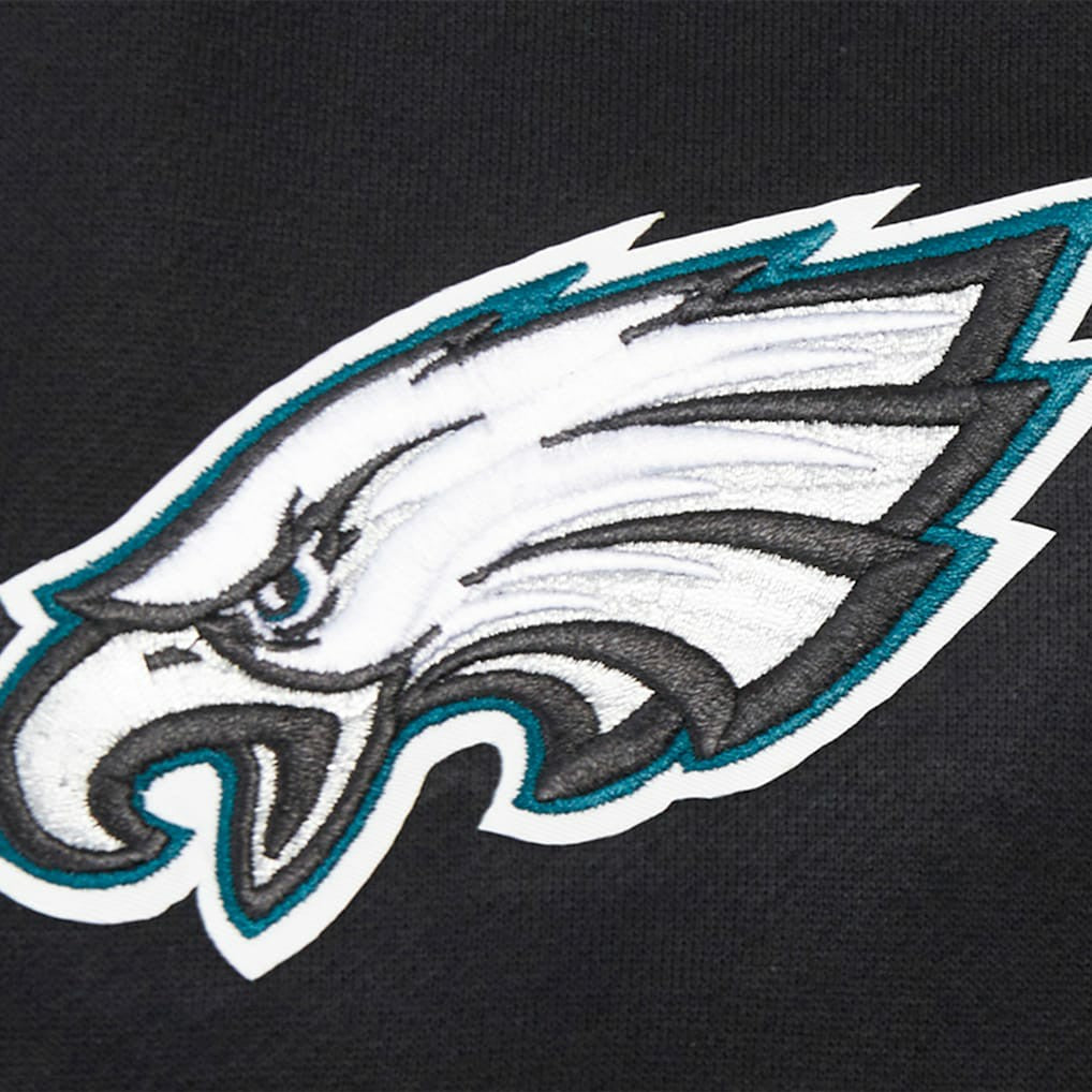 Philadelphia Eagles Pro Standard Turn It Up Drop Shoulder Pullover Sweatshirt - Black for sale