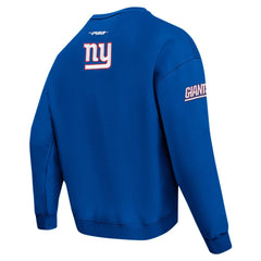 New York Giants Pro Standard Turn It Up Drop Shoulder Pullover Sweatshirt - Royal for sale