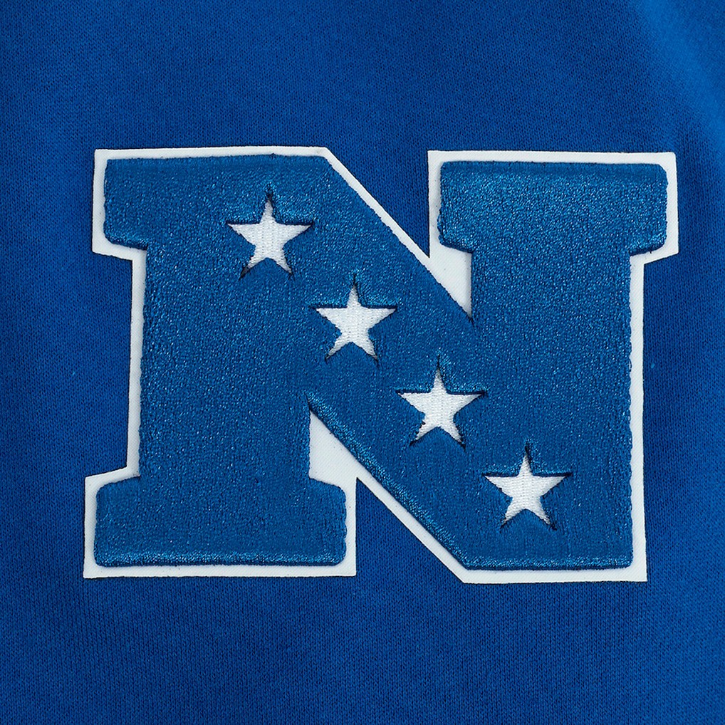 New York Giants Pro Standard Turn It Up Drop Shoulder Pullover Sweatshirt - Royal for sale