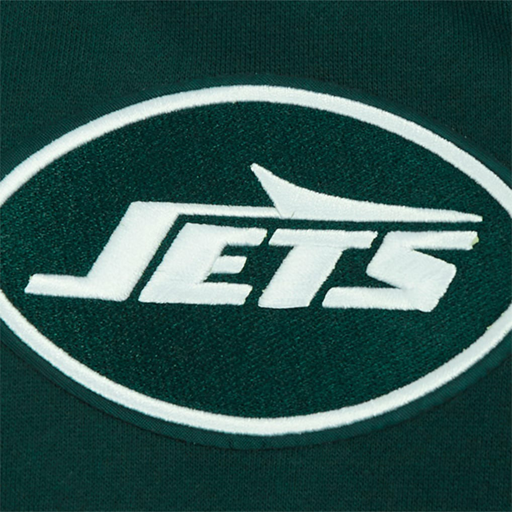 New York Jets Pro Standard Turn It Up Drop Shoulder Pullover Sweatshirt - Green sale