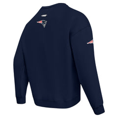New England Patriots Pro Standard Turn It Up Drop Shoulder Pullover Sweatshirt - Navy on sale