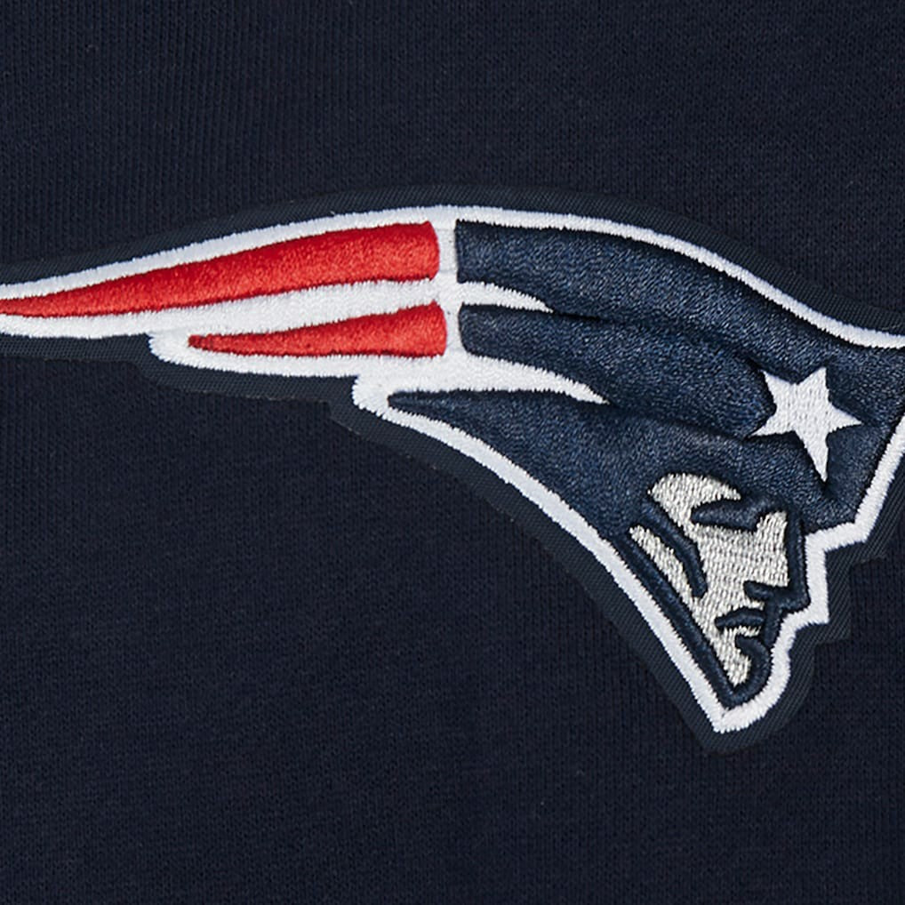 New England Patriots Pro Standard Turn It Up Drop Shoulder Pullover Sweatshirt - Navy on sale