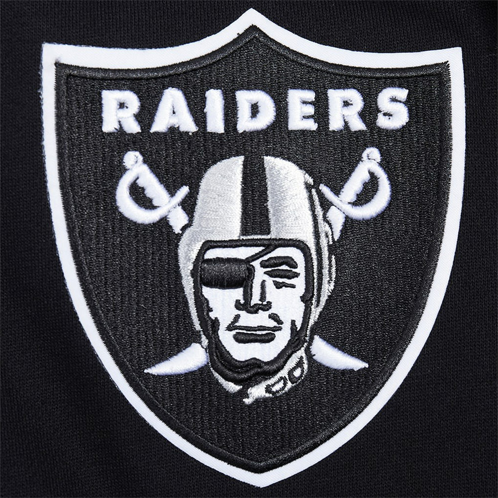 Las Vegas Raiders Pro Standard Turn It Up Drop Shoulder Pullover Sweatshirt - Black sale