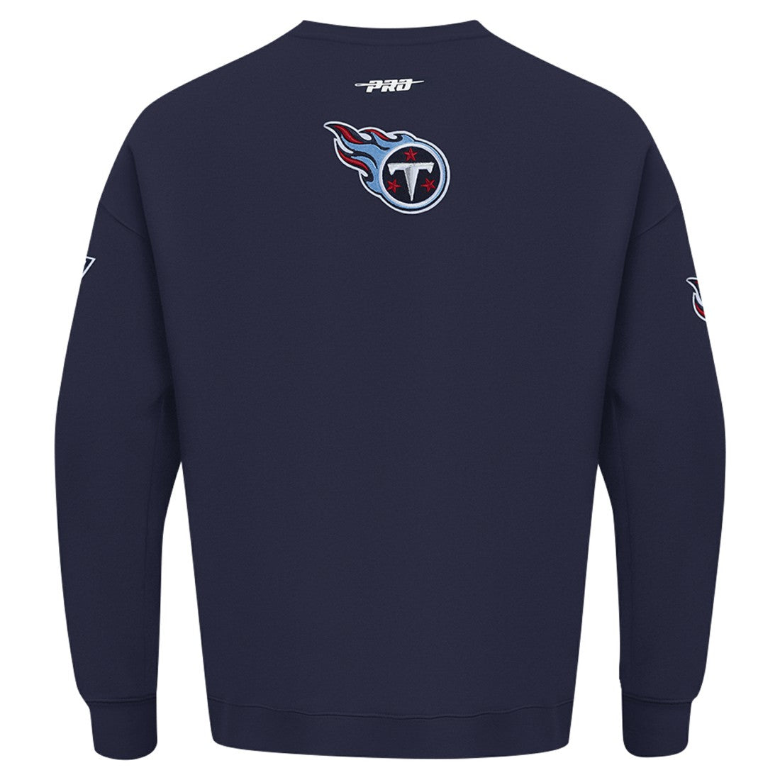 Tennessee Titans Pro Standard Turn It Up Drop Shoulder Pullover Sweatshirt - Navy cheap