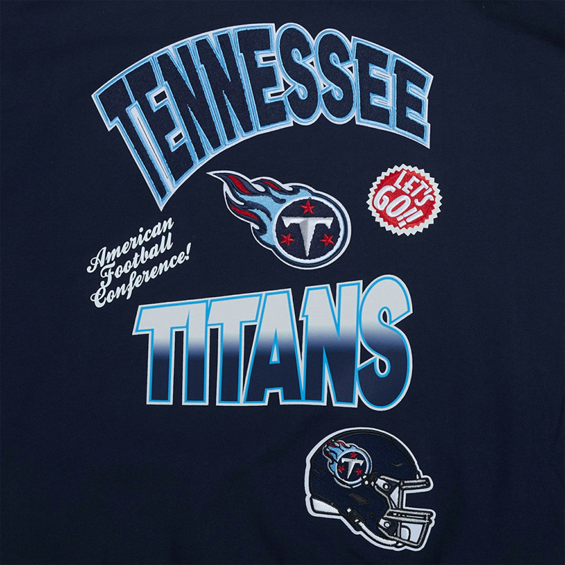 Tennessee Titans Pro Standard Turn It Up Drop Shoulder Pullover Sweatshirt - Navy cheap