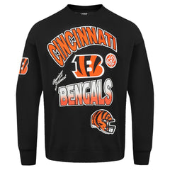 Cincinnati Bengals Pro Standard Turn It Up Drop Shoulder Pullover Sweatshirt - Black for sale