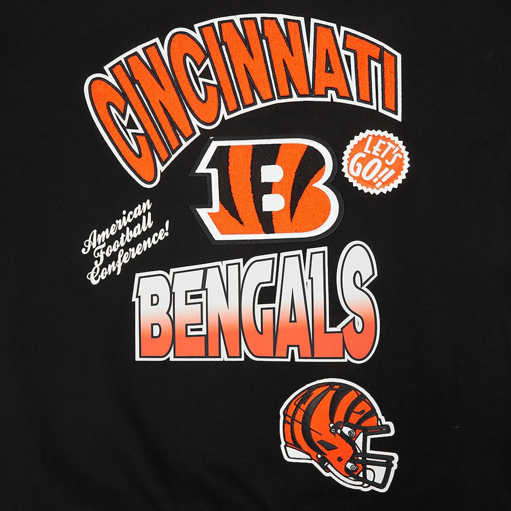 Cincinnati Bengals Pro Standard Turn It Up Drop Shoulder Pullover Sweatshirt - Black for sale