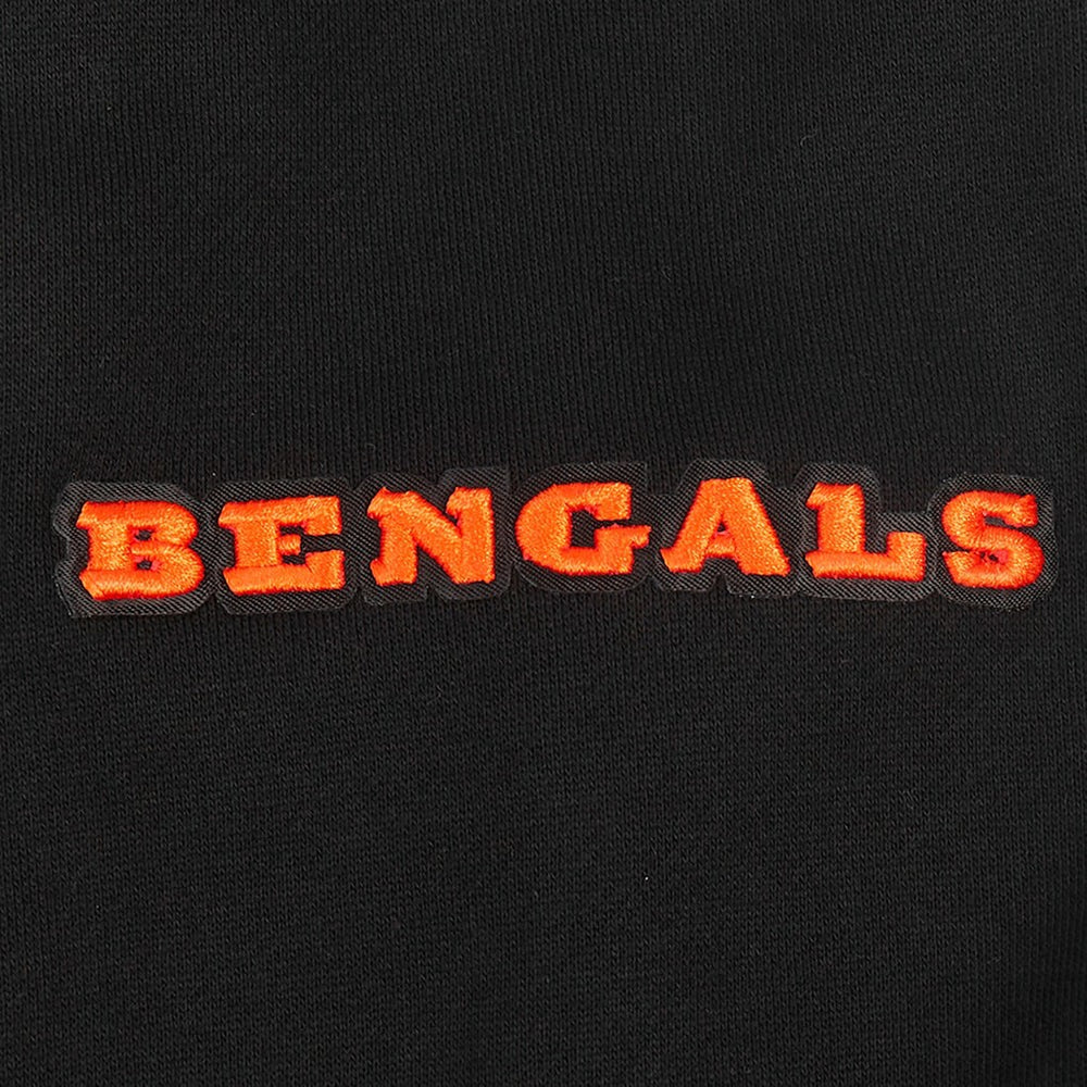 Cincinnati Bengals Pro Standard Turn It Up Drop Shoulder Pullover Sweatshirt - Black for sale