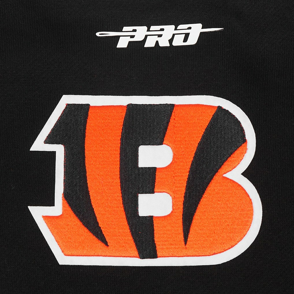 Cincinnati Bengals Pro Standard Turn It Up Drop Shoulder Pullover Sweatshirt - Black for sale