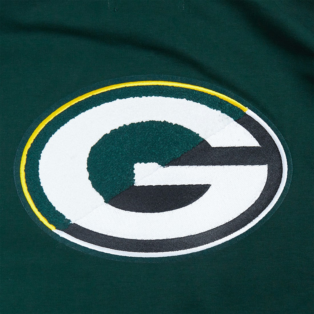 Green Bay Packers Pro Standard Split Logo Double Knit Full-Zip Hoodie - Green sale