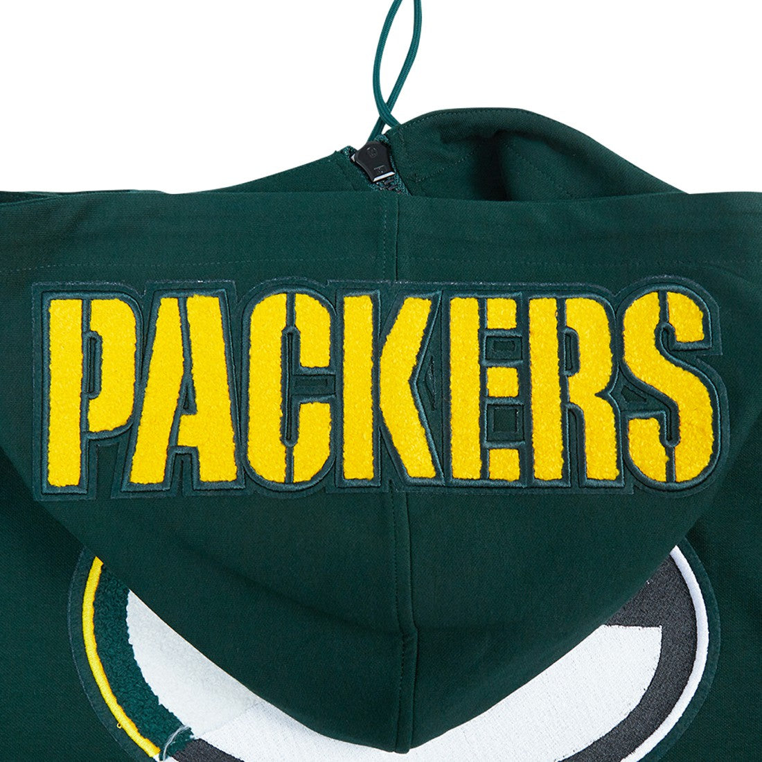 Green Bay Packers Pro Standard Split Logo Double Knit Full-Zip Hoodie - Green sale