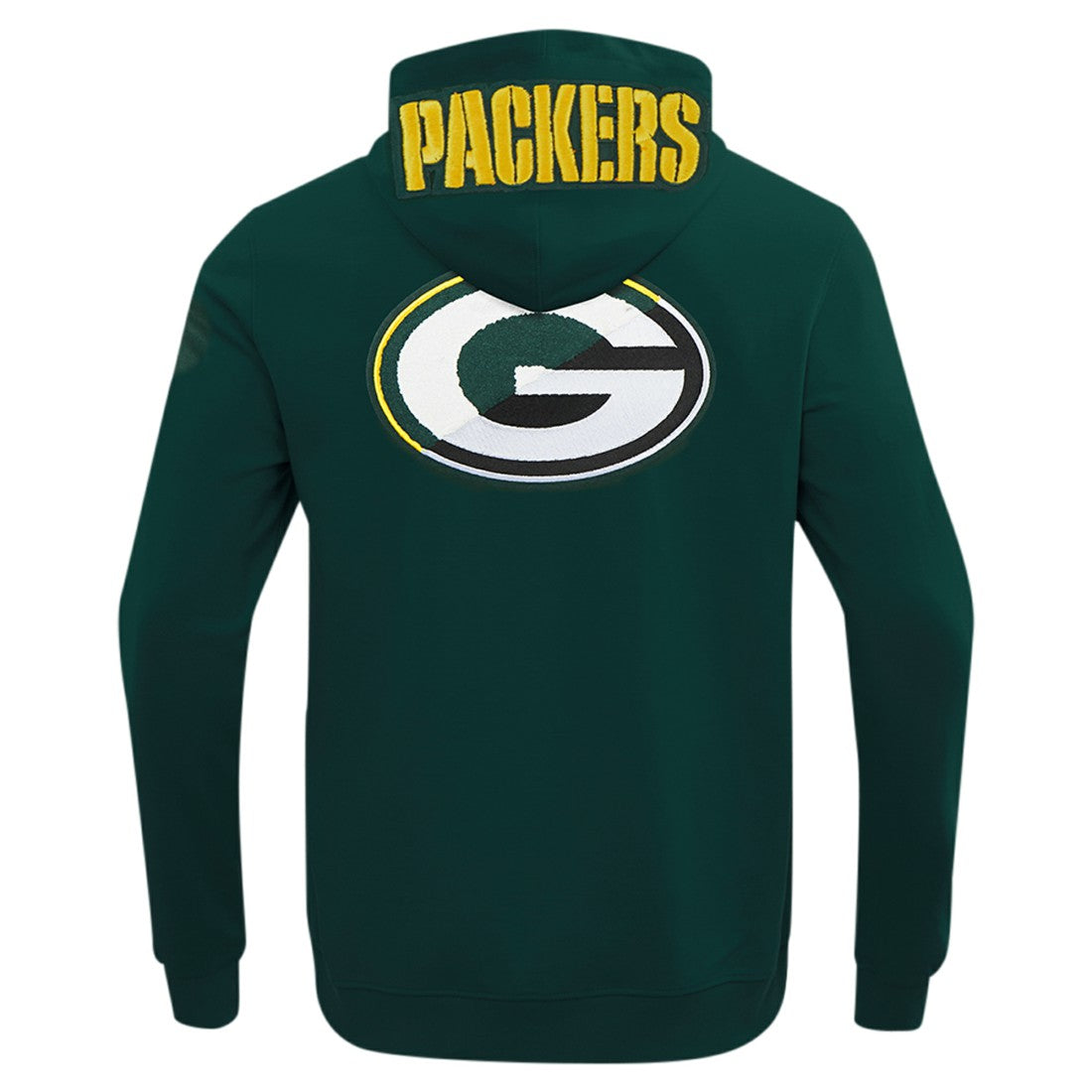 Green Bay Packers Pro Standard Split Logo Double Knit Full-Zip Hoodie - Green sale