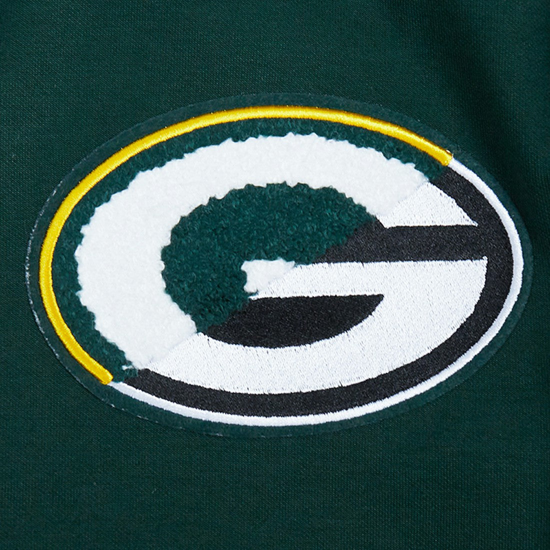 Green Bay Packers Pro Standard Split Logo Double Knit Full-Zip Hoodie - Green sale