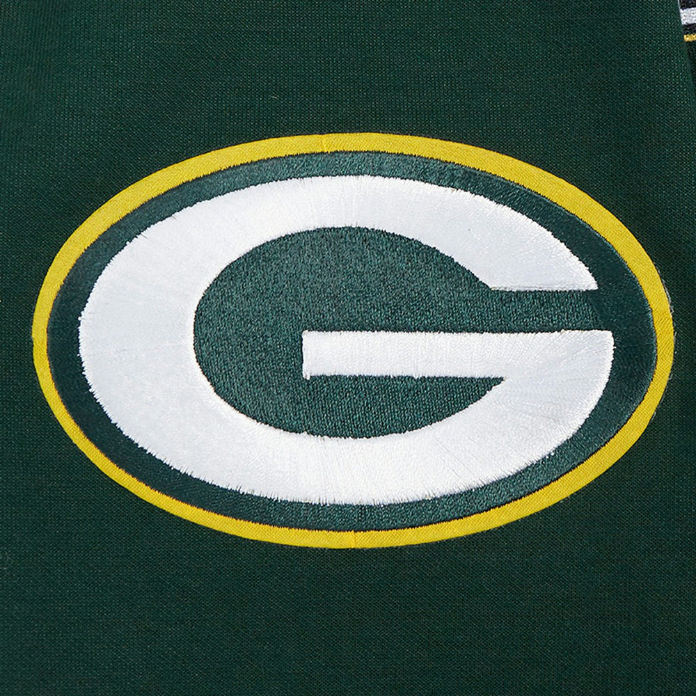 Green Bay Packers Pro Standard Split Logo Double Knit Full-Zip Hoodie - Green sale