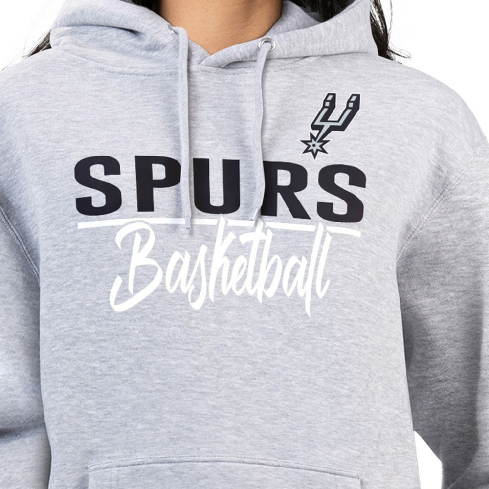 San Antonio Spurs G-III 4Her by Carl Banks Women's Graphics Fleece Pullover Hoodie - Heather Gray online