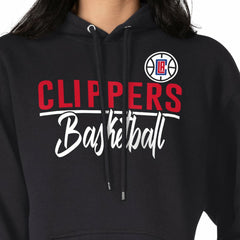 LA Clippers G-III 4Her by Carl Banks Women's Graphics Fleece Pullover Hoodie - Black shop
