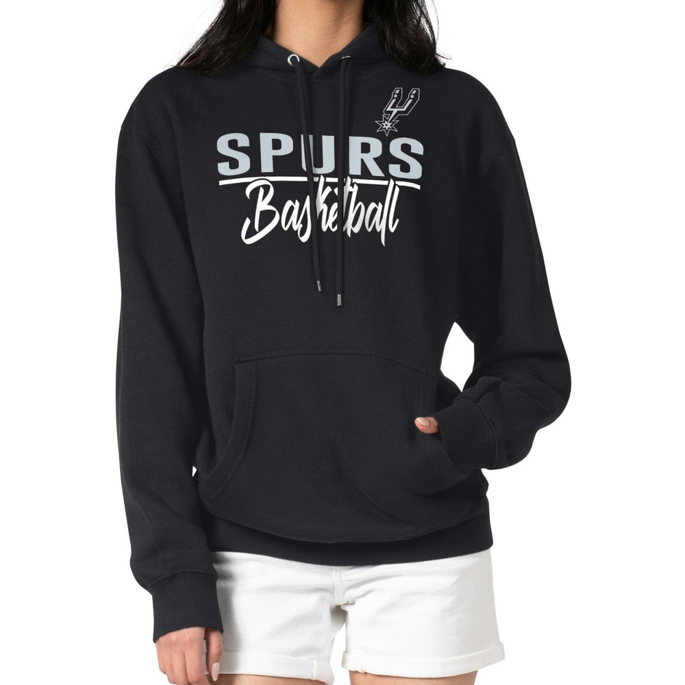 San Antonio Spurs G-III 4Her by Carl Banks Women's Graphics Fleece Pullover Hoodie - Black discount