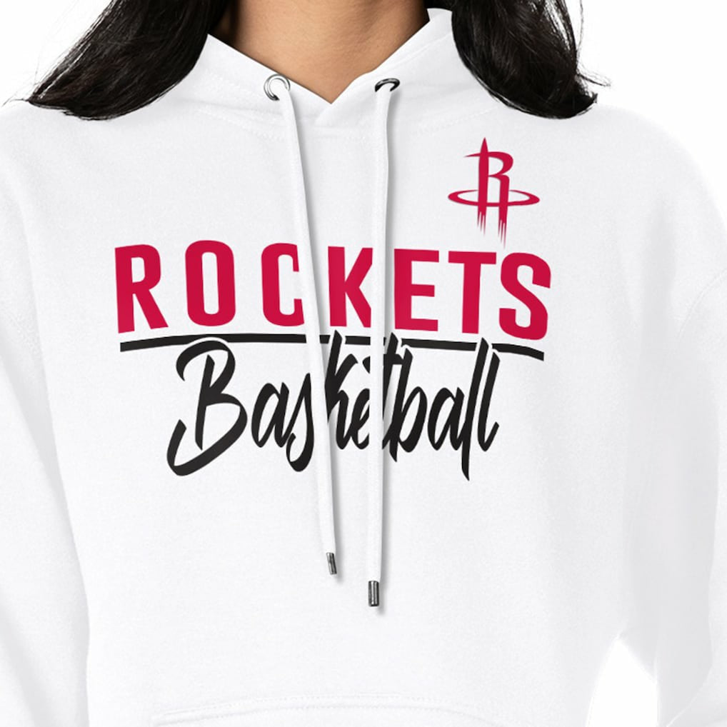 Houston Rockets G-III 4Her by Carl Banks Women's Graphics Fleece Pullover Hoodie sale - White outlet