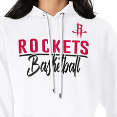 Houston Rockets G-III 4Her by Carl Banks Women's Graphics Fleece Pullover Hoodie sale - White outlet