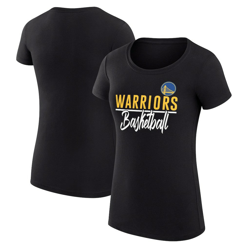 Golden State Warriors G-III 4Her by Carl Banks Women's Super-Slim Fit Lightweight Team Sport V-Neck T-Shirt sale - Black for sale