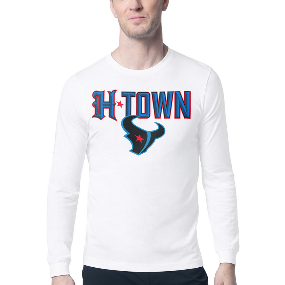 Houston Texans Starter H-Town Graphic Long Sleeve T-Shirt - White on sale