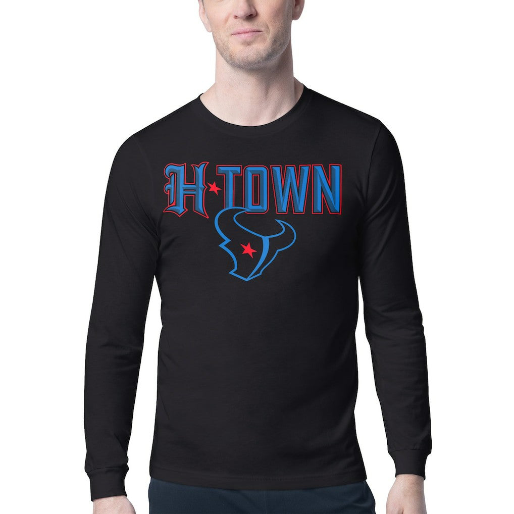 Houston Texans Starter H-Town Graphic Long Sleeve T-Shirt - Black cheap