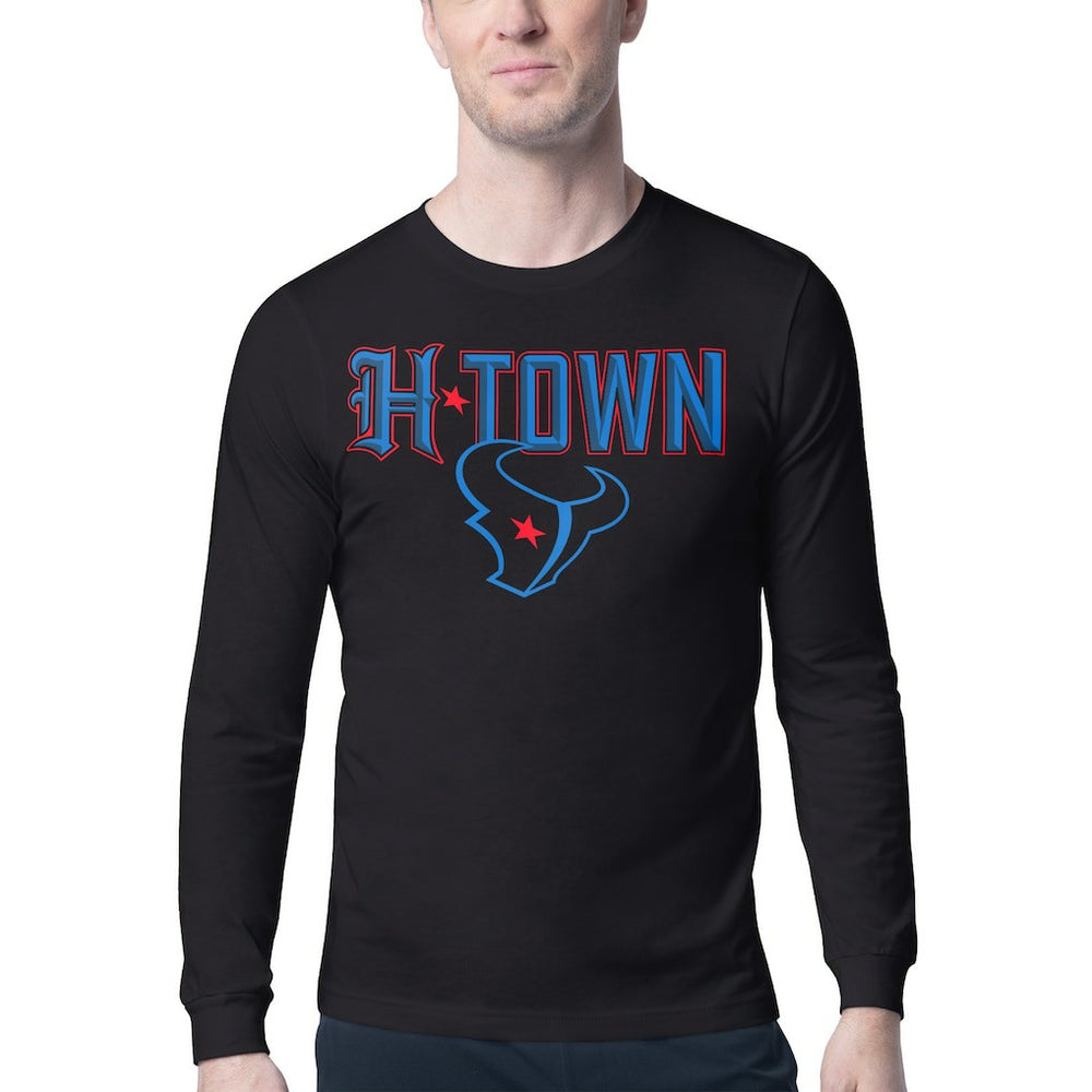 Houston Texans Starter H-Town Graphic Long Sleeve T-Shirt - Black cheap