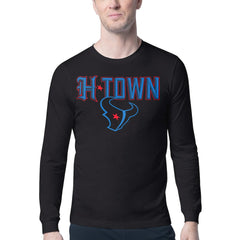 Houston Texans Starter H-Town Graphic Long Sleeve T-Shirt - Black cheap