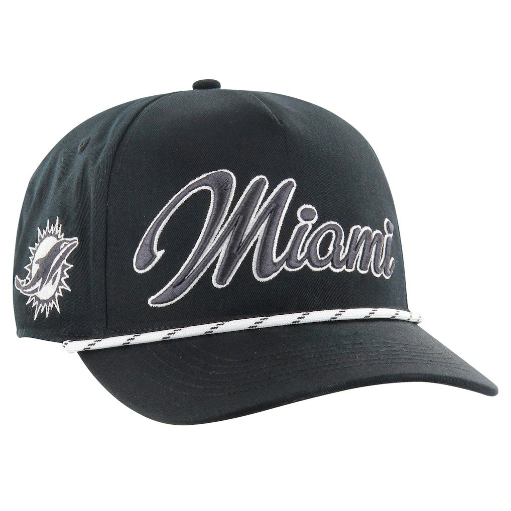 Miami Dolphins '47 Overhand Speckle Hitch Adjustable Hat - Black discount