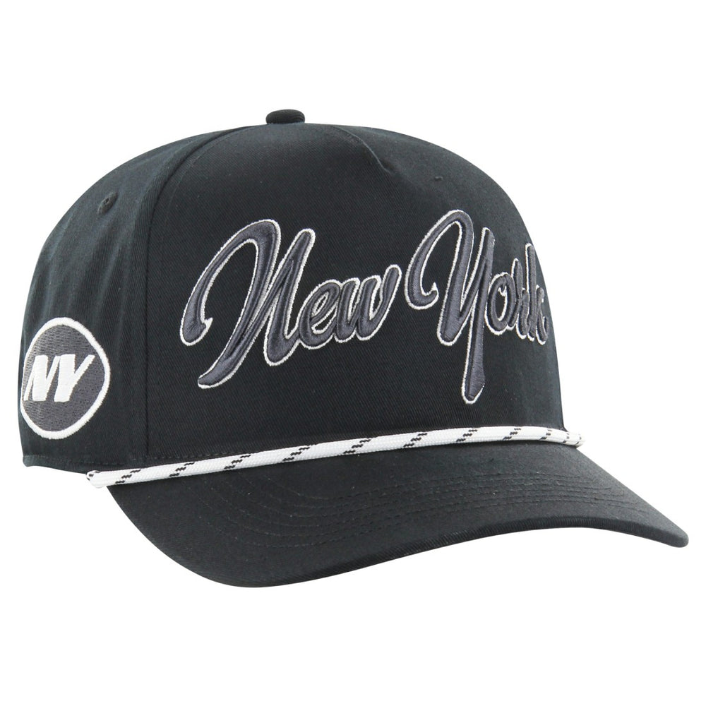 New York Jets '47 Overhand Speckle Hitch Adjustable Hat - Black discount