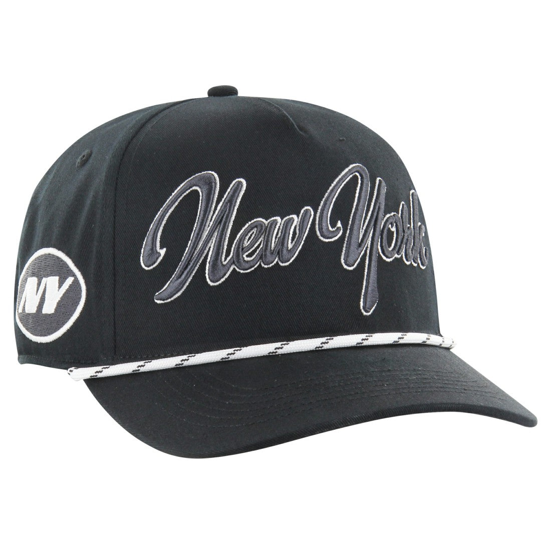 New York Jets '47 Overhand Speckle Hitch Adjustable Hat - Black discount