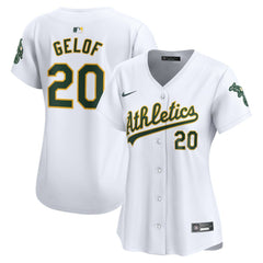 Zack Gelof Athletics Women's Home Limited Player Jersey - White | Nike