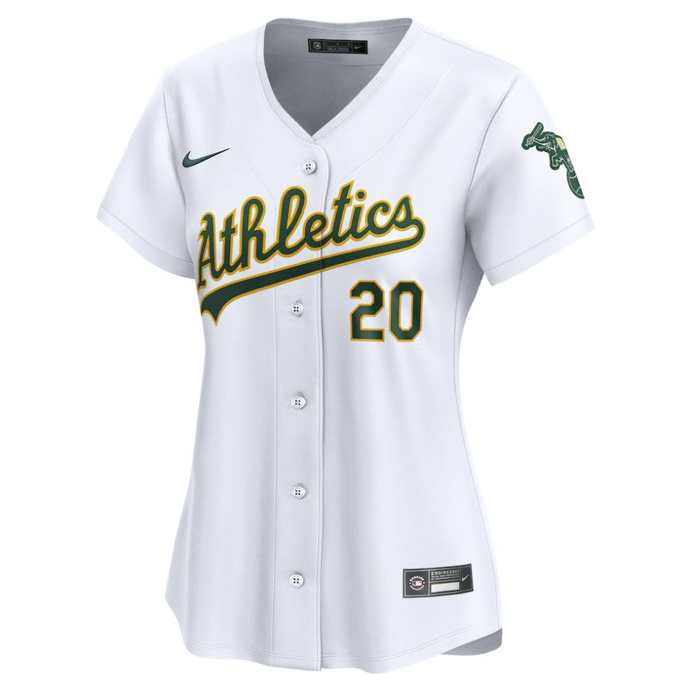 Zack Gelof Athletics Women's Home Limited Player Jersey - White | Nike