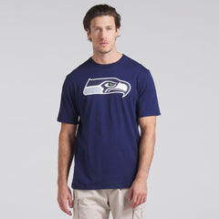Seattle Seahawks Field Goal Legacy T-Shirt - College Navy on sale