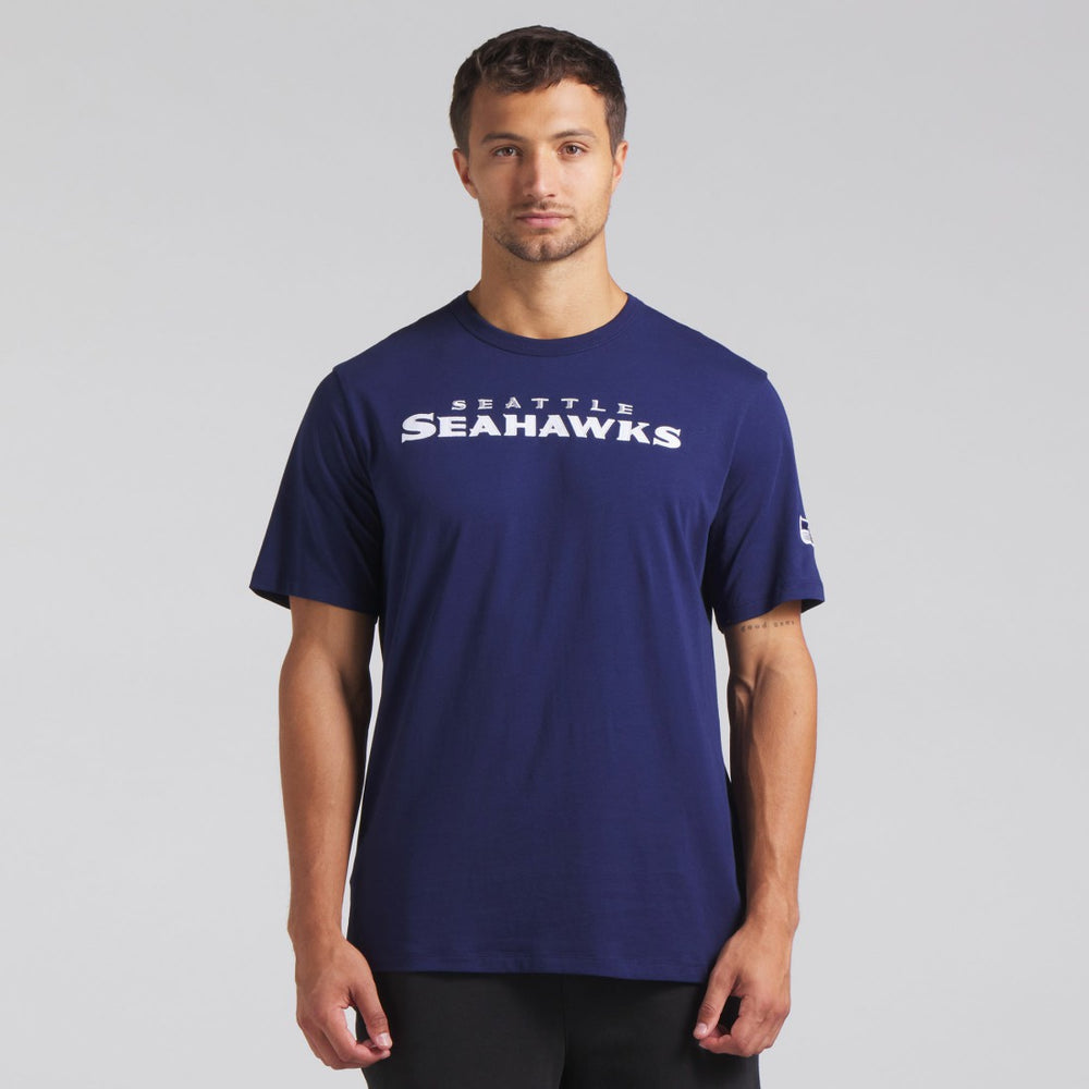 Seattle Seahawks Option Route Legacy T-Shirt - College Navy cheap