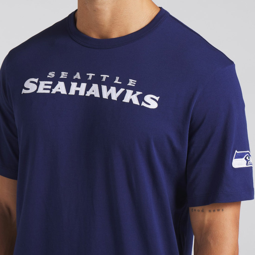 Seattle Seahawks Option Route Legacy T-Shirt - College Navy cheap