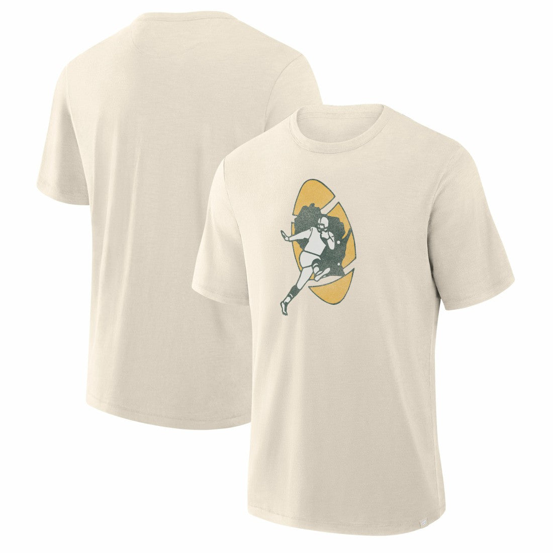 Green Bay Packers Slub T-Shirt - Cream online