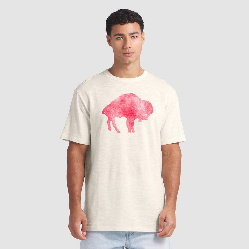 Buffalo Bills Slub T-Shirt - Cream on sale