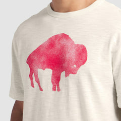 Buffalo Bills Slub T-Shirt - Cream on sale