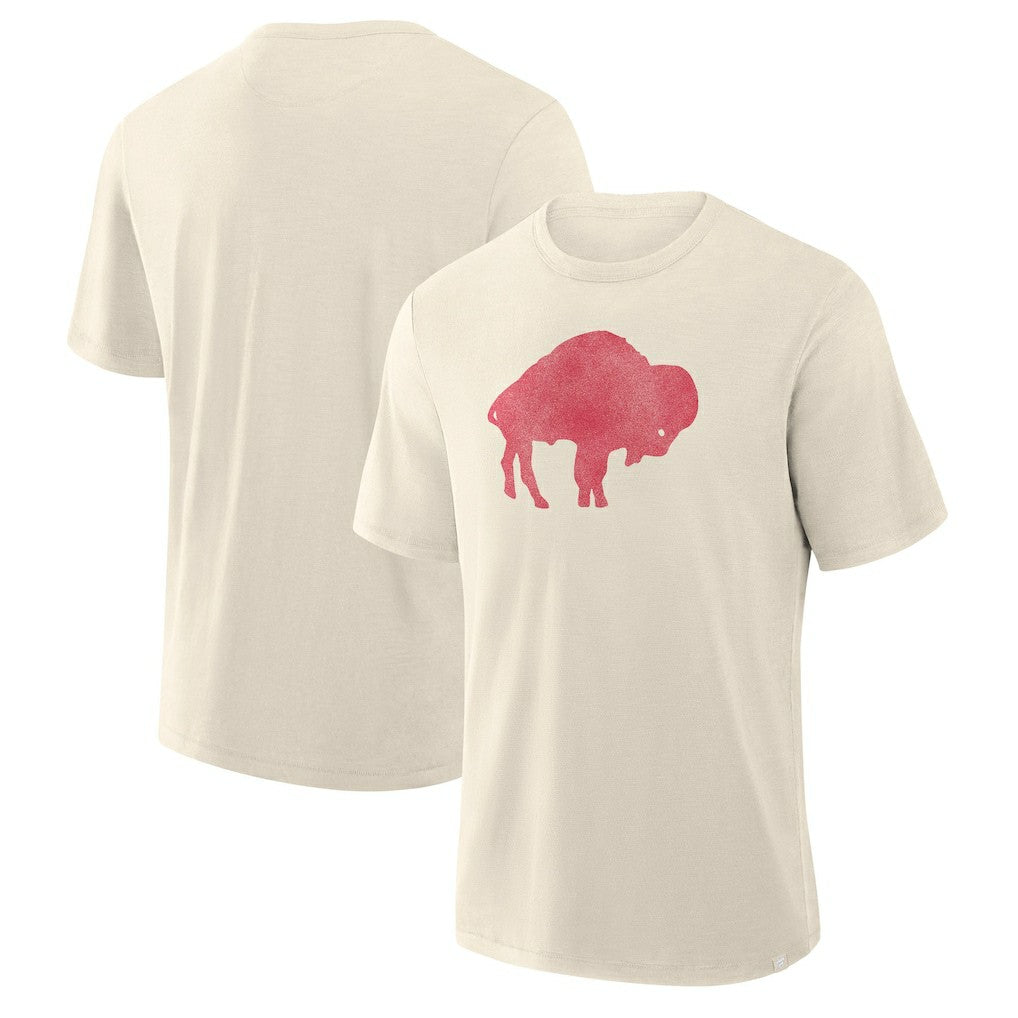 Buffalo Bills Slub T-Shirt - Cream on sale