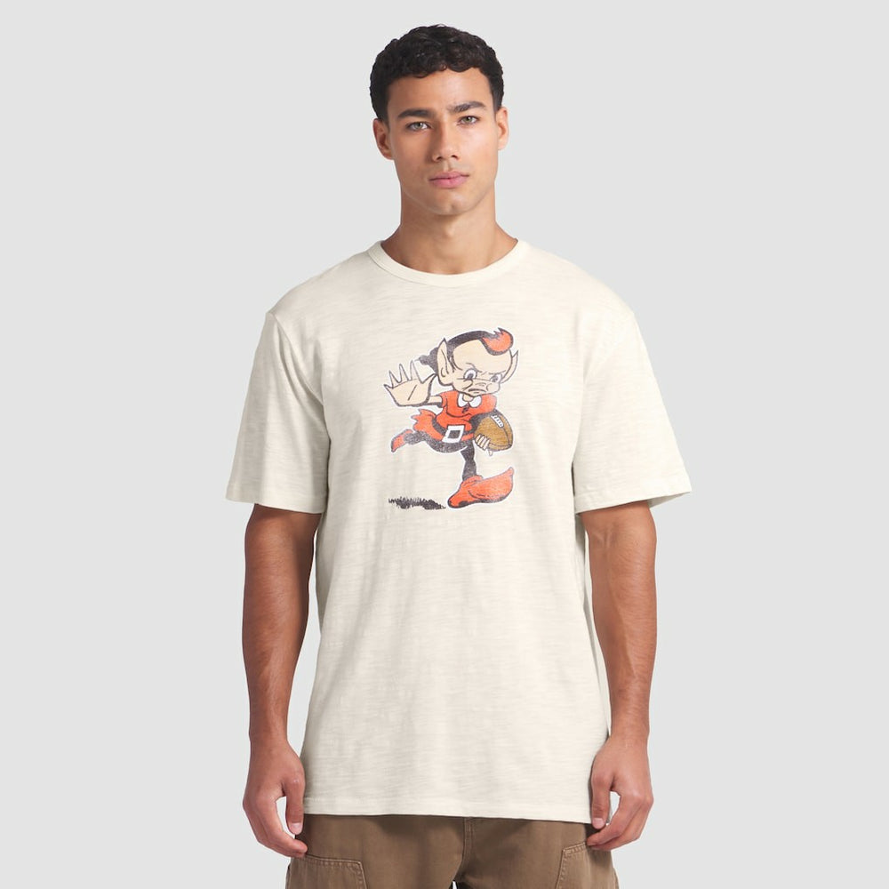 Cleveland Browns Slub T-Shirt - Cream outlet