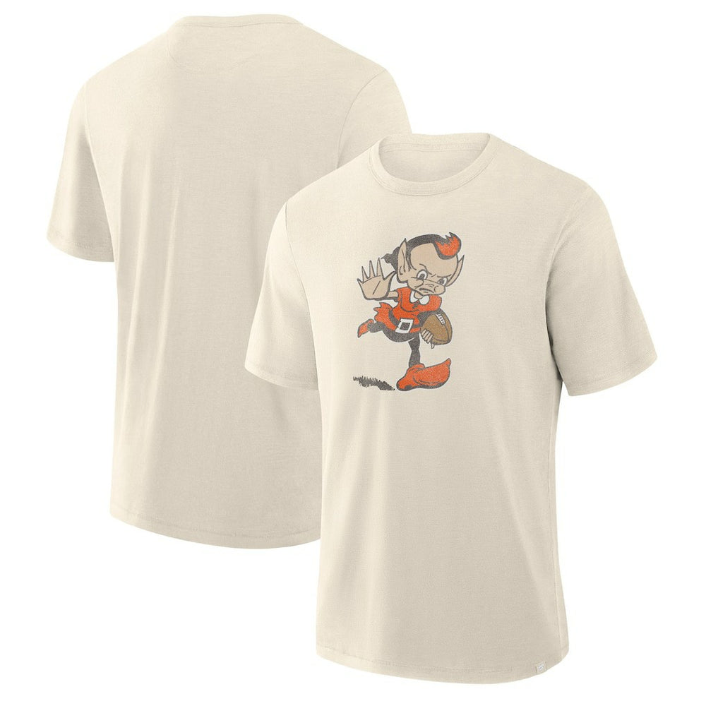 Cleveland Browns Slub T-Shirt - Cream outlet