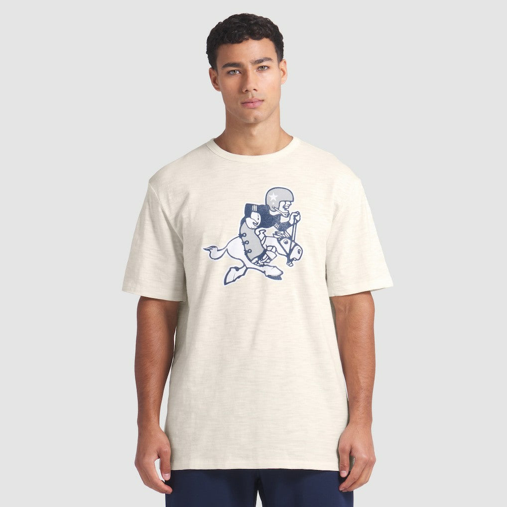 Dallas Cowboys Slub T-Shirt - Cream on sale