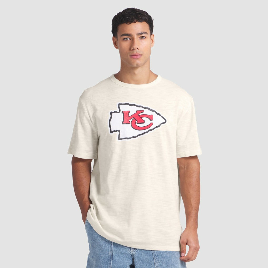 Kansas City Chiefs Slub T-Shirt - Cream sale