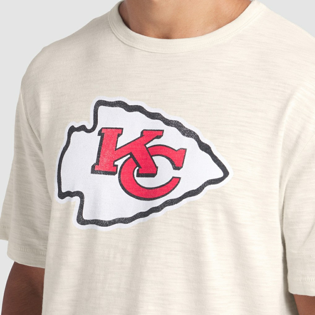 Kansas City Chiefs Slub T-Shirt - Cream sale