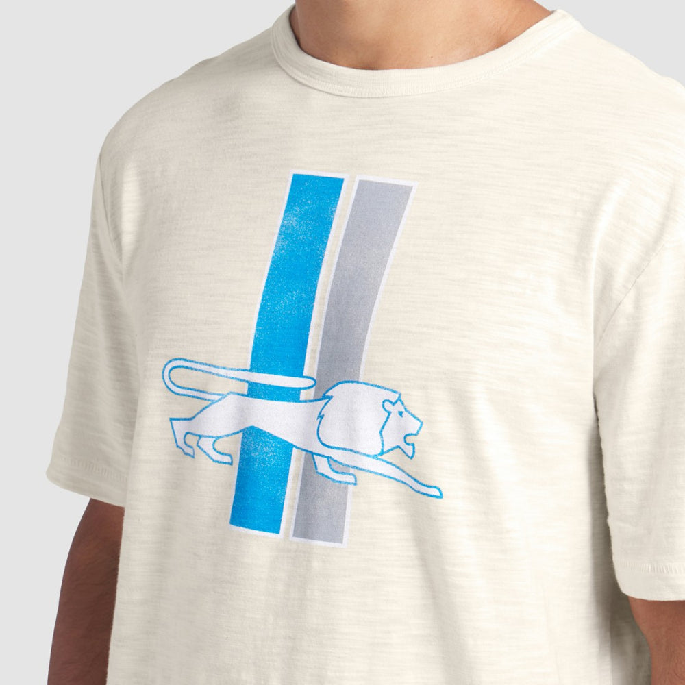 Detroit Lions Slub T-Shirt - Cream for sale