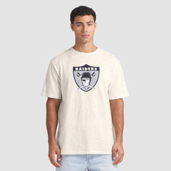 Las Vegas Raiders Slub T-Shirt - Cream on sale