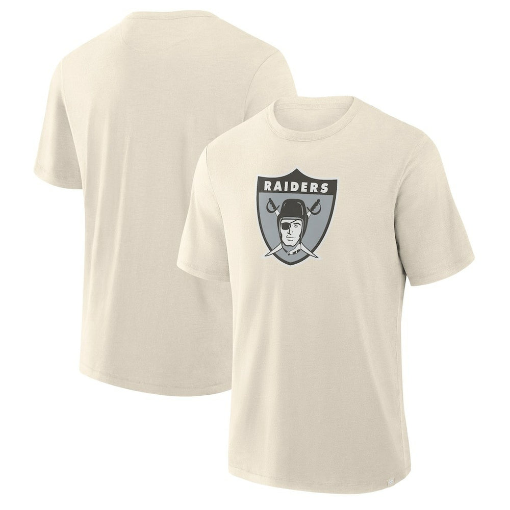 Las Vegas Raiders Slub T-Shirt - Cream on sale